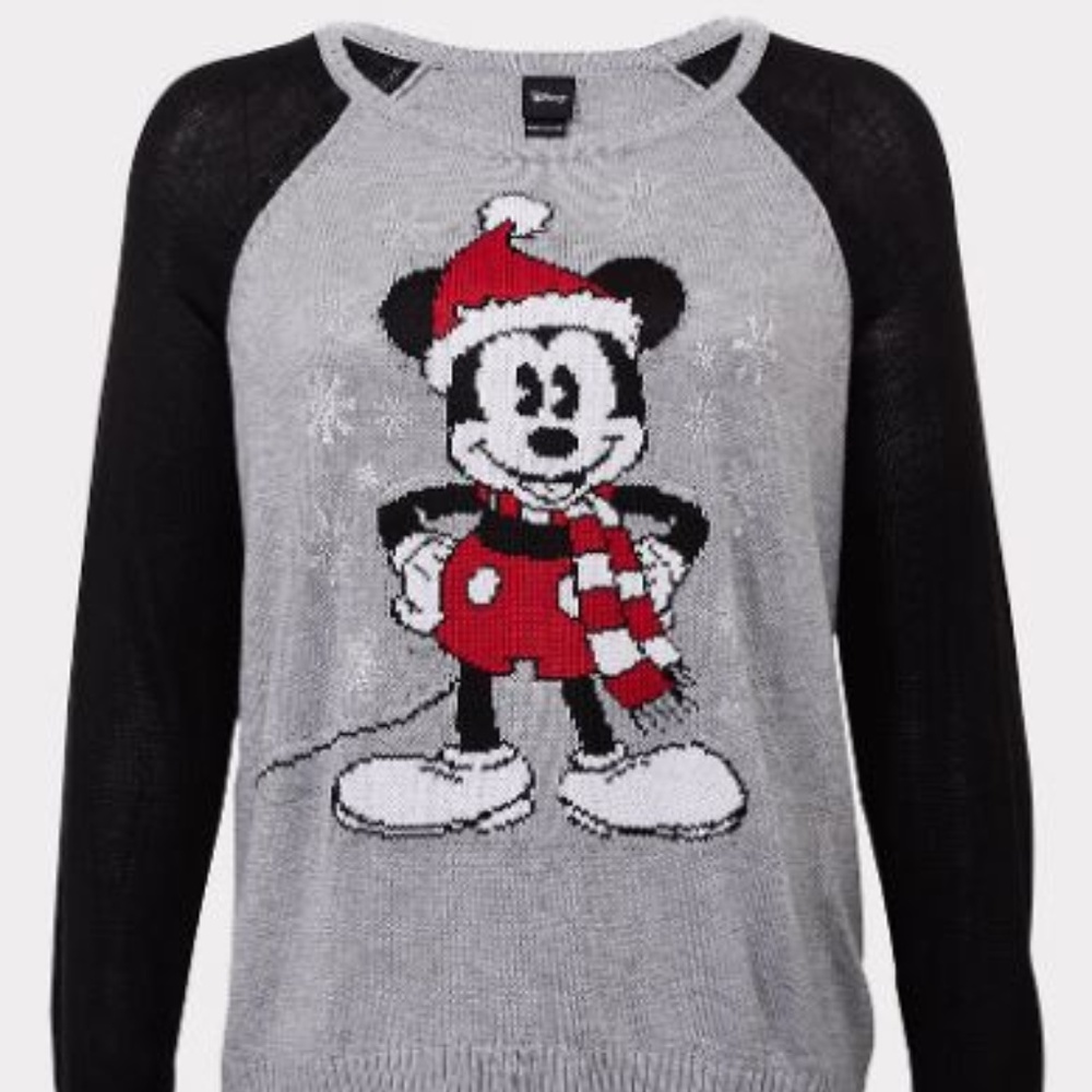 Disney Holiday Mickey Mouse Sweater (Torrid 6)